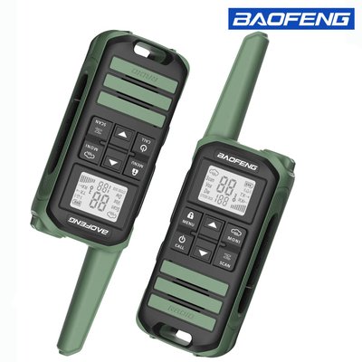 Дві рації Baofeng FR 22A комплект з двух радіостанцій (Зелений) FR-22A-green-double фото