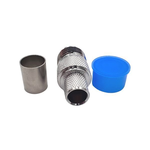 Роз'єм UHF-female (SO239) на кабель RG-213 під обтиск UHF-female-RG213-crimp фото