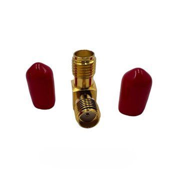 Переходник SMA-Female - SMA-Female 90&deg; (коннектор мама - мама) угловой SMA-Female-SMA-Female-90 фото