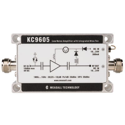 Малошумний підсилювач MEASALL LNA Coaxial Cable Powered PreAmp KC9605 1GHz 20dB KC9605 фото