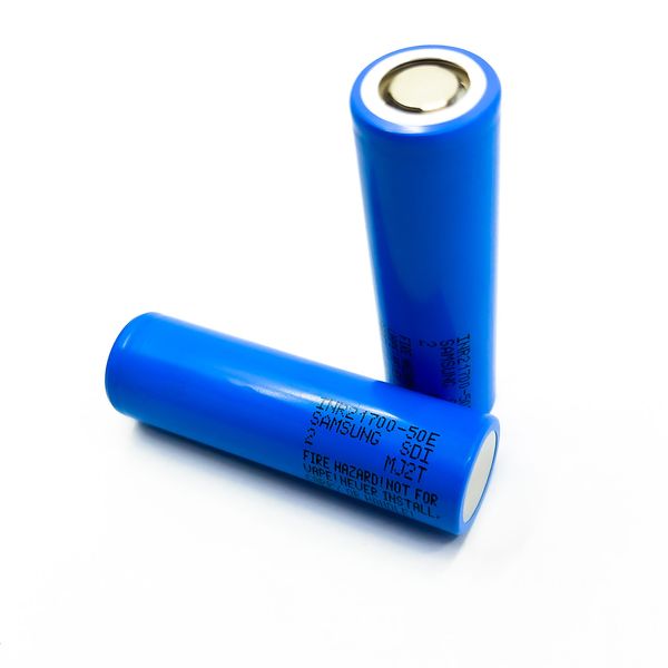 Акумулятор Samsung INR21700-50E 5000 mAh Li-ion 3.7V без захисту (промисловий АКБ) оригінал, новий, 21700 INR21700-50E фото