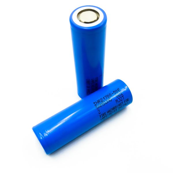 Аккумулятор Samsung INR21700-50E 5000 mAh Li-ion 3.7V без защиты (промышленный АКБ) оригинал, новый 21700 INR21700-50E фото