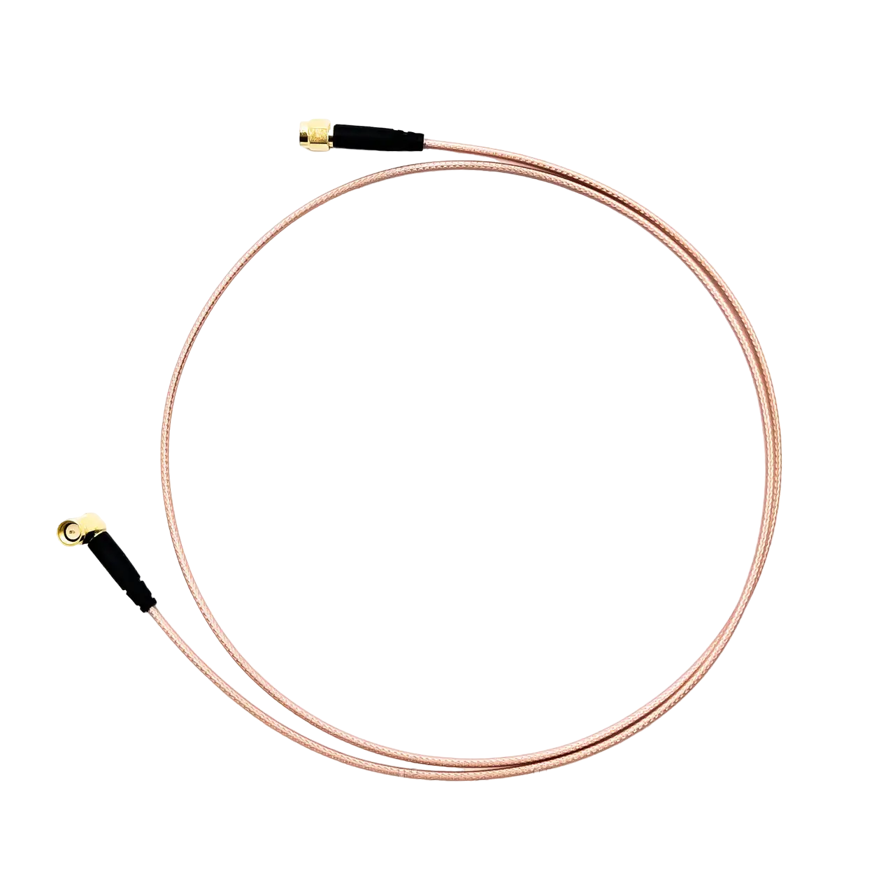 Пигтейл SMA-Male 90° - SMA Male ВЧ кабель переходник RG316 длинна