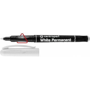 Маркер перманентний, Centropen White Permanent 2686/11, 1.2 мм, білий