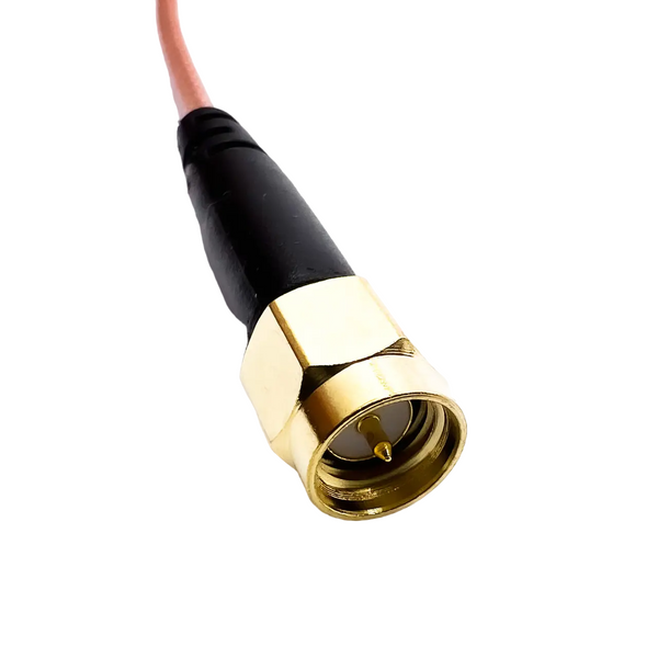 Пигтейл SMA-Male 90&deg; - SMA Male ВЧ кабель переходник RG316 длинна 1 м угловой SMA-M-90-SMA-M-RG316-1 фото