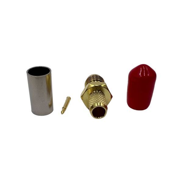 Роз'єм RP-SMA-Female на кабель RG223 під обтиск RP-SMA-female-RG223-crimp фото