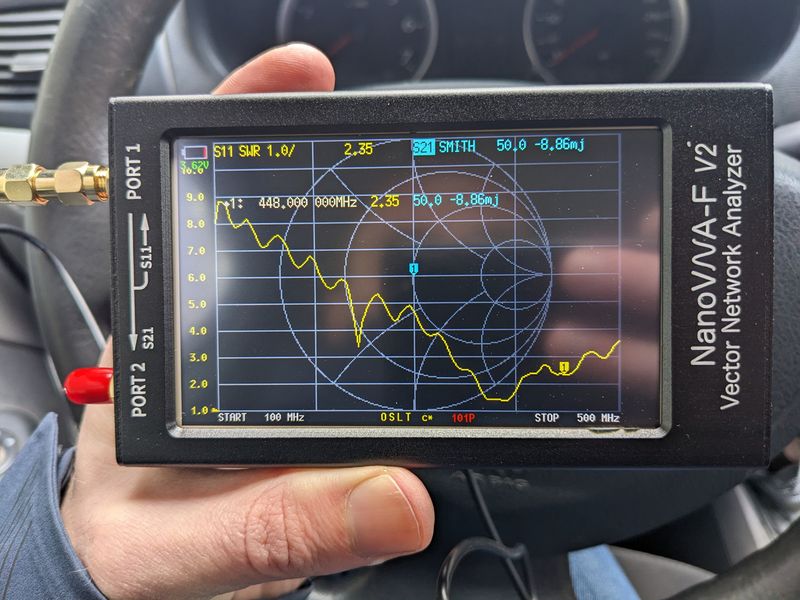 Автомобільна антена Retevis UHF 400 - 470MHz SMA-F J6114A J6114A фото