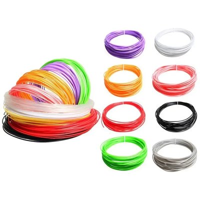 Набір PLA пластику 10 кольорів для 3D-ручки по 10 метрів кожен 3DPLA фото