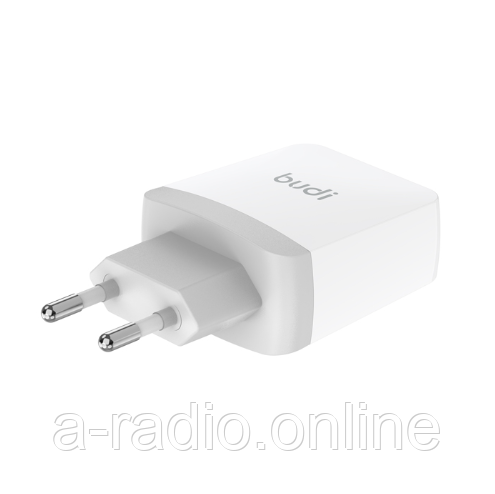 Блок живлення Budi 20W USB-C PD+QC3.0 AC940VU EU plug фото