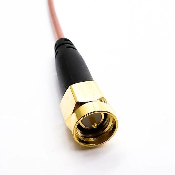 Пігтейл SMA Female - SMA-Male ВЧ кабель перехідник RG316 довжина 15 см SMA-F-SMA-M-RG316-0.15 фото