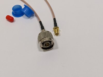 Пігтейл N-Type - Male - SMA-Female ВЧ кабель перехідник RG316 довжина 30 см N-Type-M-SMA-F-RG316-0.3 фото