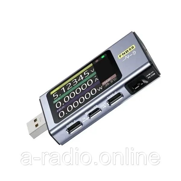 USB тестер Fnirsi FNB58 без Bluetooth FNB58 фото