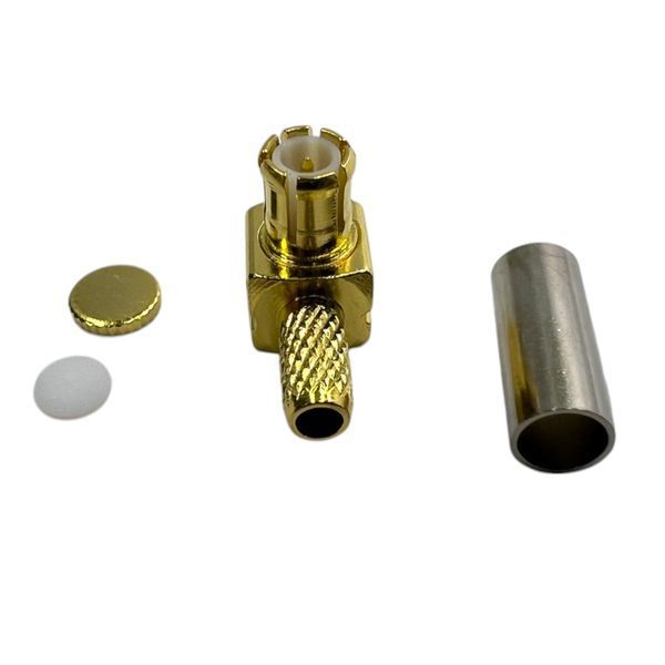 Роз'єм MCX-Male 90&deg; тато на кабель RG316 MCX-Male-90-RG316 фото
