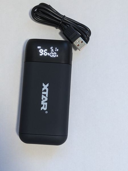 Power Bank Case Xtar PB2S Black, 2x18650-21700, USB-C QC+PD, LCD, Box PB2S фото