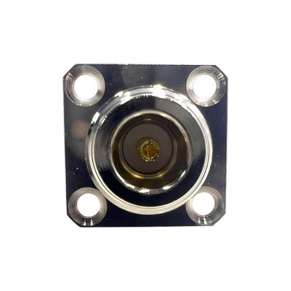 Переходник SMA-Male-N-Type-Female (коннектор папа - мама) фланцевый 25*25мм SMA-M-N-F-Flange фото