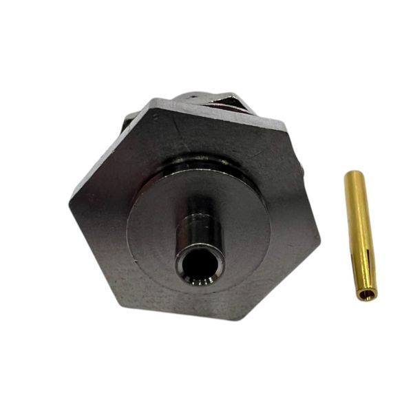 Роз'єм BNC-Female-bulkhead на кабель RG405 BNC-F-RG405-BH фото