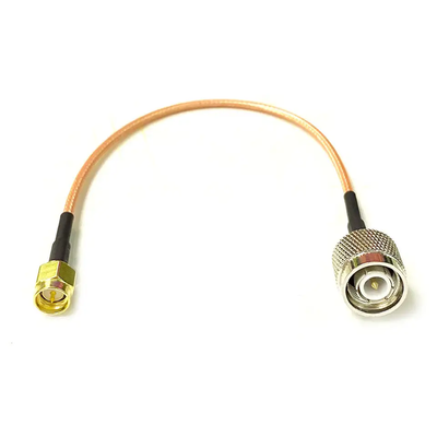 Пігтейл TNC-Male - SMA male ВЧ кабель перехідник RG316 довжина 30 см TNC-M-SMA-M-RG316-0.3 фото