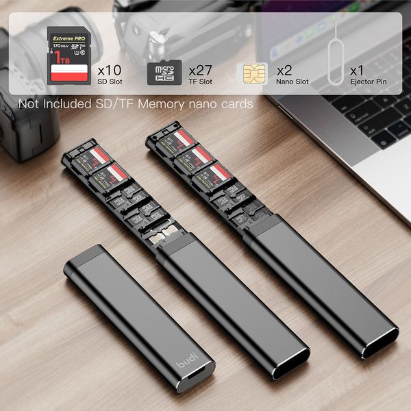 Органайзер Budi Multi-Functional Storage Stick DC536CB Черный (39 в 1) многофункциональный смарт адаптер DC536CB фото