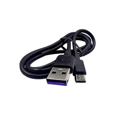 Кабель 3A USB-A to C 100cm data + power USB-A-to-C-100cm-d+p фото