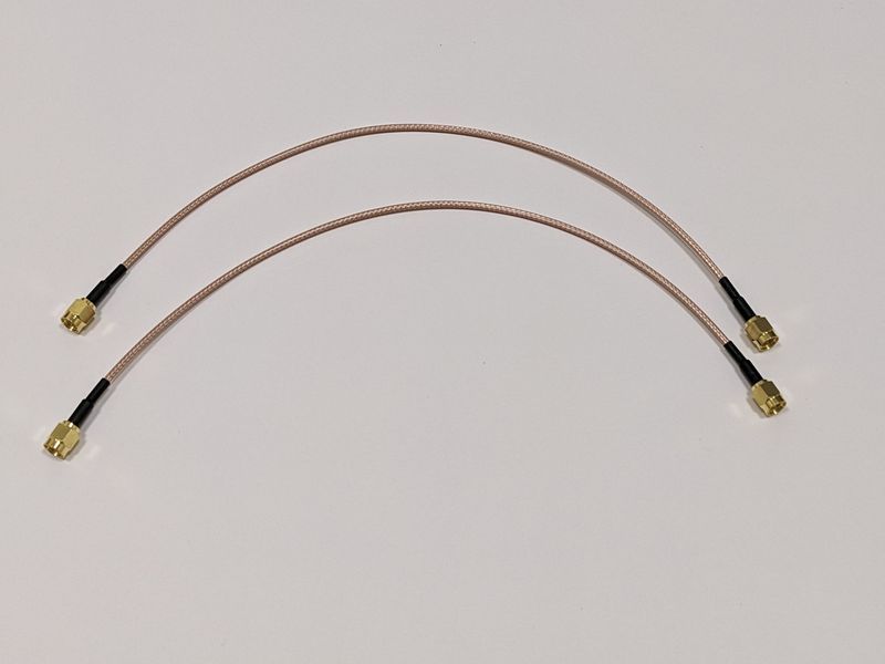 Пигтейл SMA-Male - SMA-Male ВЧ кабель переходник RG316 длинна 30 см SMA-M-SMA-M-RG316-0.3 фото