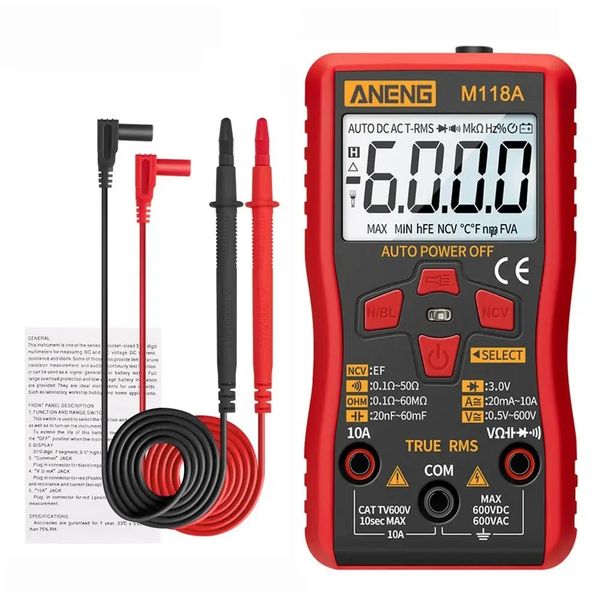 Цифровой мультиметр ANENG M118A M118A Multimeter фото