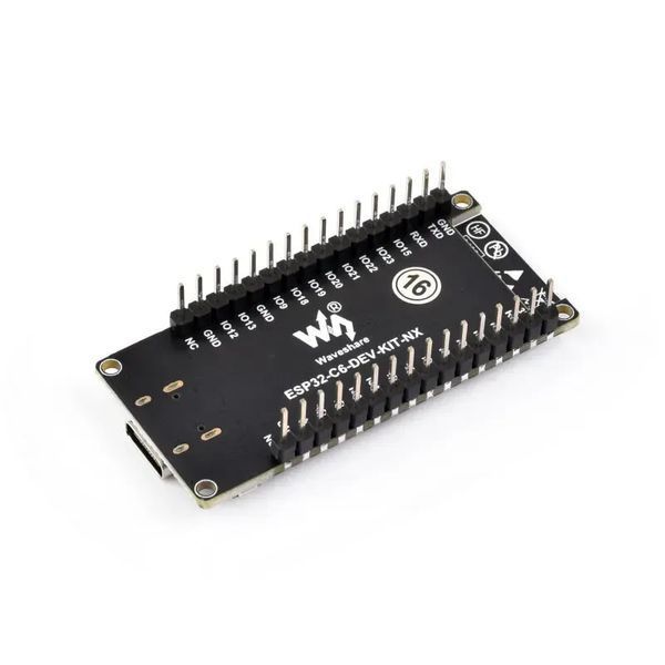 Плата Waveshare ESP32-C6, 16MB Flash, з гребінками ESP32-C6 фото