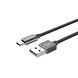 Кабель Budi Sync USB - Type-C Cable 1м 2,4 А в оплетке DC180T10BS DC180T10BS фото 1