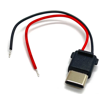 Конектор зарядки Type-C для кабелю USB-T-C-2Pin-Maleplugin фото