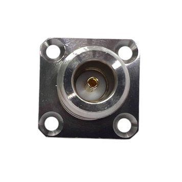 Роз'єм N-Type-Female мама на кабель RG405 фланцевий 25*25&nbsp;мм N-Type-F-Flange-RG405 фото