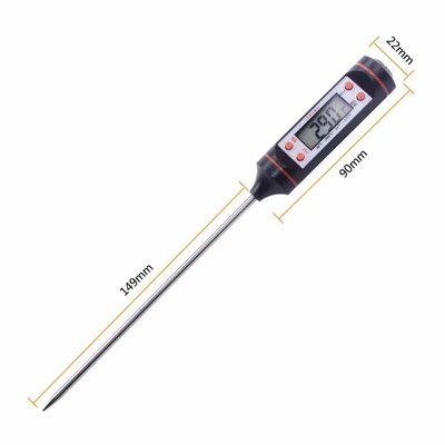 Електронний термометр градусник зі щупом THE01401 фото