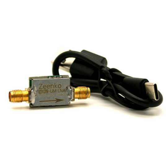 Малошумний підсилювач сигналу Zeenko ZK09-UM 100kHz-10GHz 21dB Без