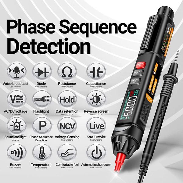 Цифровой мультиметр ручка с озвучкой показателей ANENG A3009 A3009 фото