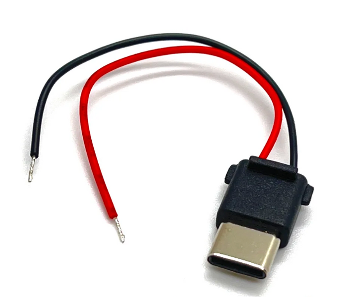 Коннектор зарядки Type-C для кабеля USB-T-C-2Pin-Maleplugin фото