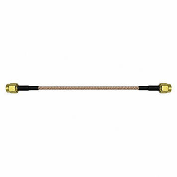 Пигтейл SMA-Male - SMA-Male ВЧ кабель переходник RG316 длинна 15 см SMA-M-SMA-M-RG316-0.15 фото