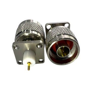 Разъем N-Type-Male (папа) фланцевый 17.5*17.5 N-Type-Male-Fl-17.5*17.5 фото