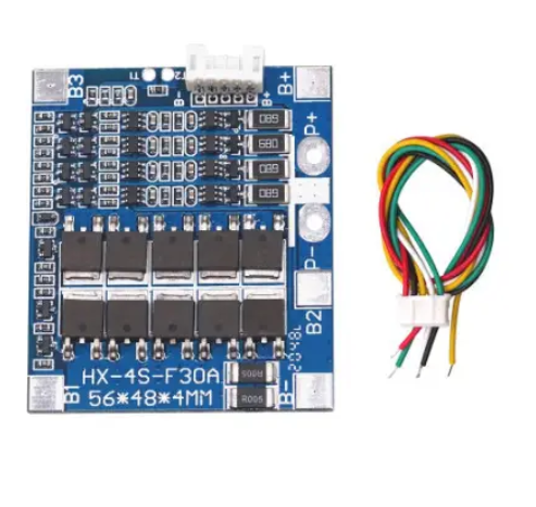 BMS контролер 4S 3,2V LiFePo4 12,8V 30A заряду/розряду, YC128 BMS 4S-30A фото