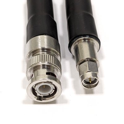 Пігтейл BNC Male - SMA-Male ВЧ кабель перехідник LMR 400 довжина 50 см BNC-M-SMA-M-LMR400-0.5 фото