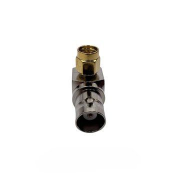 Перехідник SMA-Male - BNC-Female 90&deg;(конектор тато -мама) кутовий SMA-Male-BNC-Female-90 фото