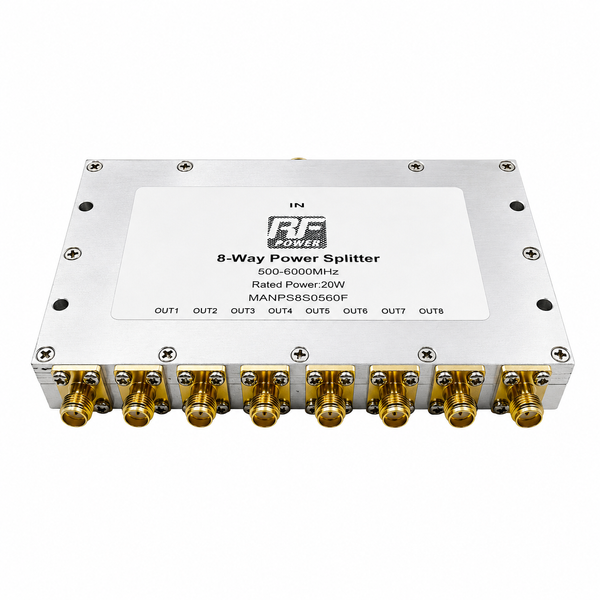 Сплітер CentronRF PD-0.5-6G-20W-SMA 8-way 0.5&ndash;6 GHz PD-0.5-6G-20W-SMA-8way фото