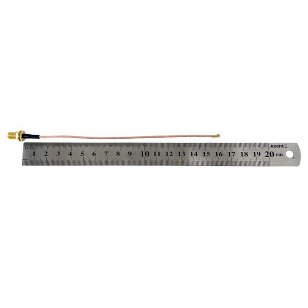Пигтейл SMA-Female - U.FL ВЧ кабель переходник RG178 16 см SMA-F-U.FL-RG178-0.16 фото