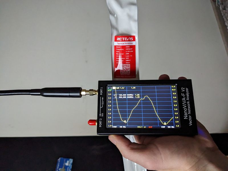 Гибкая антенна Retevis HA03 SMA-F 144/430MHz C9129AX1 фото