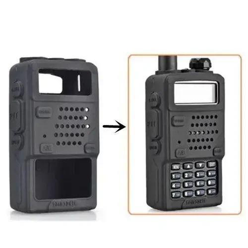 Силиконовый чехол для рации Baofeng UV-5R Черный uv-5r-case-black фото