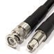 Пігтейл SMA-Male - BNC Male ВЧ кабель перехідник LMR 400 довжина 50 см SMA-M-BNC-M-LMR400-0.5 фото 2