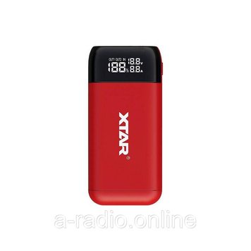 Power Bank Case Xtar PB2S Red, 2x18650-21700, USB-C QC+PD, LCD, Box PB2S Red фото
