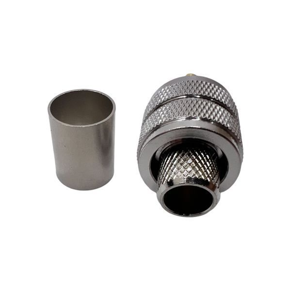 Роз'єм UHF-Male (PL259) на кабель RG-213 під обтиск UHF-male-RG213-crimp фото