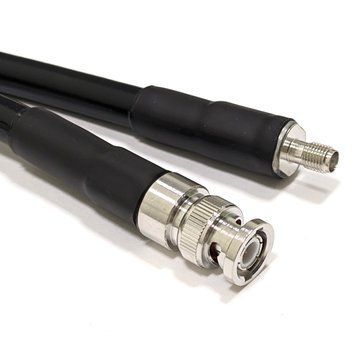 Пигтейл SMA-Female - BNC Male ВЧ кабель переходник LMR 400 длинна 50 см SMA-F-BNC-M-LMR400-0.5 фото