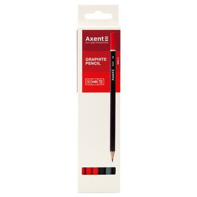 Олівець графітний Axent 9000-A, НВ 9000-A фото