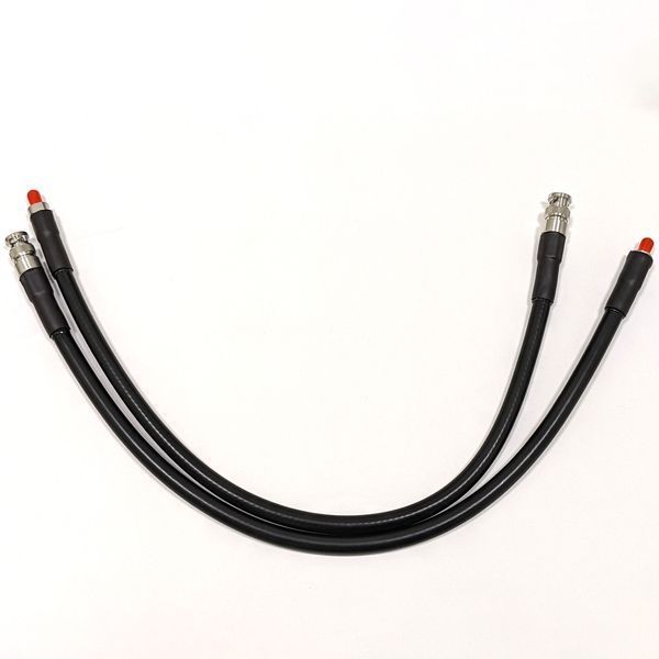 Пігтейл SMA-Female - BNC Male ВЧ кабель перехідник LMR 400 довжина 50 см SMA-F-BNC-M-LMR400-0.5 фото