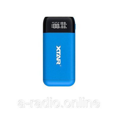 Power Bank Case Xtar PB2SL Blue, 2x18650-21700,USB-C QC+PD, LCD, Box PB2SL Blue фото