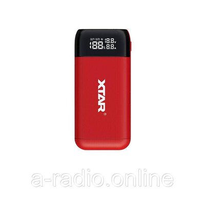 Power Bank Case Xtar PB2SL Red, 2x18650-21700,USB-C QC+PD, LCD, Box PB2SL Red фото